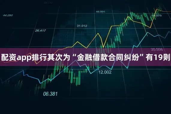 配资app排行其次为“金融借款合同纠纷”有19则